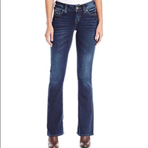 Silver Jeans Denim - Silver Suki Bootcut Flap  Medium Wash Jeans